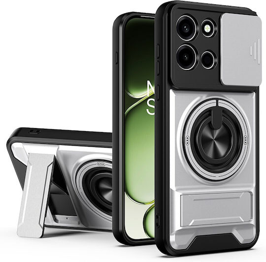 Handyhülle Pc+tpu Kunststoff / Silikon Silber (OnePlus Nord 6)