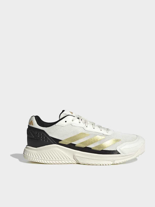 adidas Courtquick Ανδρικά Παπούτσια Padel Λευκά adidas Courtquick Ανδρικά Παπούτσια Padel Λευκά