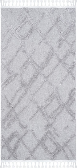 SteweHome Rectangular Kitchen Mat with Non-Slip Backing Modern 100x150cm