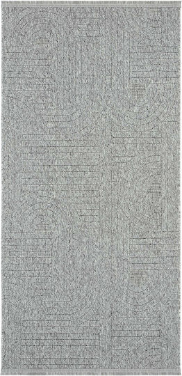 SteweHome Rectangular Kitchen Mat Waterproof with Non-Slip Backing Scandinavian 100x250cm
