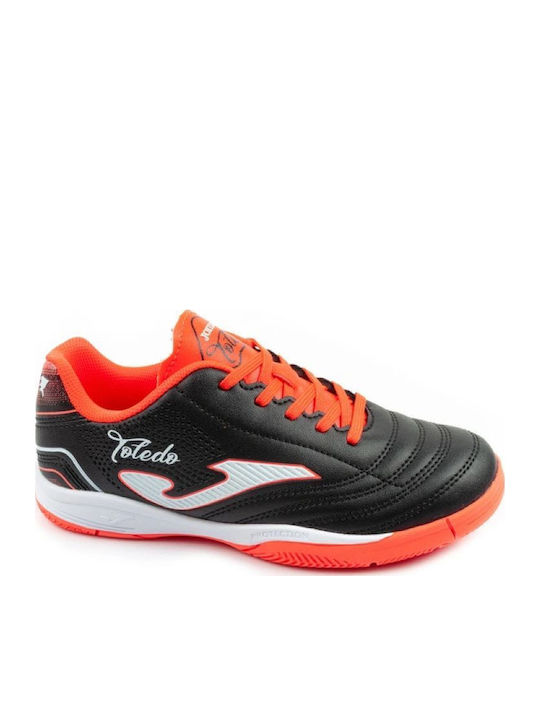 Joma Kids Soccer Shoes Toledo Jr Indoor Black