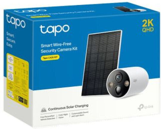 TP-LINK TC85-KIT IP Überwachungskamera Wi-Fi Full HD+ 4MP Wasserdicht Batterie mit Zwei-Wege-Kommunikation