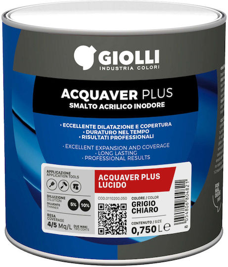 Giolli Acrylic Corrosion Inhibitor Water 0.75lt Black Shiny