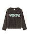 Kinder-Sweatshirt Braun