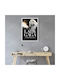 Music Poster Lady Gaga Ms063 40cm X 50cm Premium Black Wooden Frame