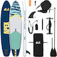vidaXL Apex Inflatable SUP Board with Length 3.05m Blue