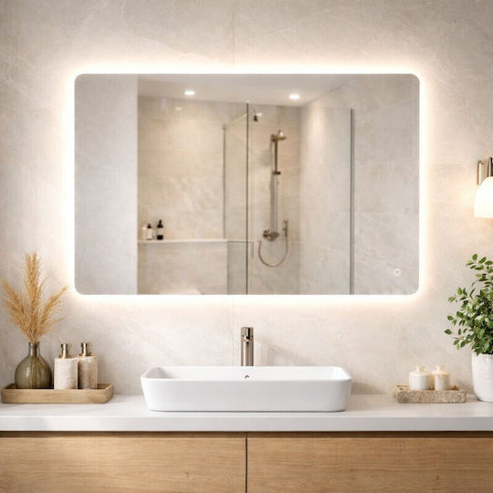 Savvopoulos Xenon 8968-11 Oglindă de Baie cu Lumini LED cu Atingere