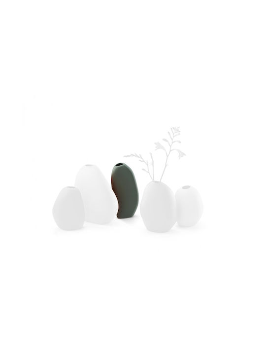 Philippi Decorative Ceramic Green Vase 8x3xH15.5cm
