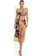 Blu4u Women's Pareo Exotica Ss '26 Black