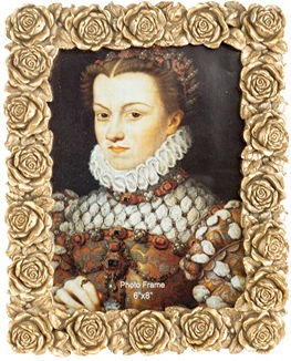 Zen Collection Κορνίζα Πλαστική με Χρυσό Πλαίσιο