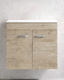 Savvopoulos Emily 60 Πάγκος χωρίς Νιπτήρα Μ58xΒ44xΥ55cm Grey Craft