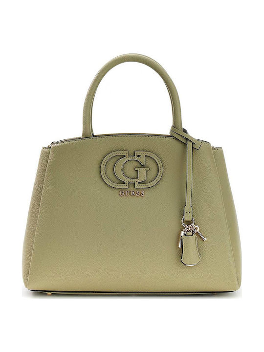Guess Guess Damen Satchel Tasche Grün