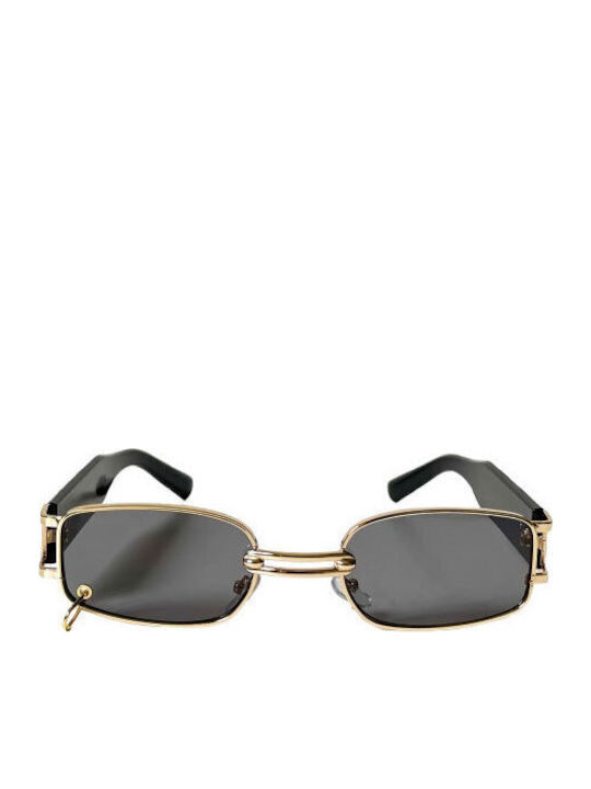 Looks Style Eyewear Unisex Sunglasses With Black Frame And Black Lens 74cat-05359