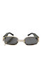 Looks Style Eyewear Unisex Sunglasses With Black Frame And Black Lens 74cat-05359