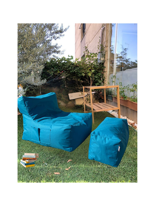 Fotoliu Puf Polimorf Impermeabil Tip Pară 75x65x70cm