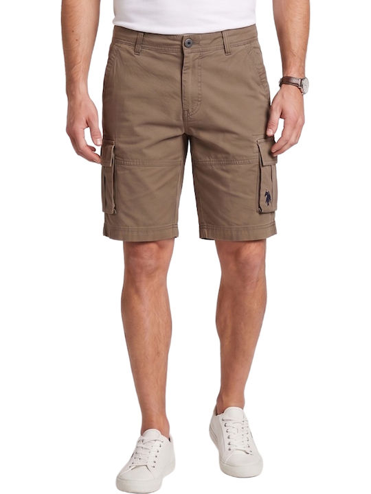 U.S. Polo Assn. 'roly' Men's Cargo Brown Shorts