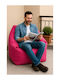 SteweHome Sitzsack Birne Wasserdicht Rosa 60x40x70cm