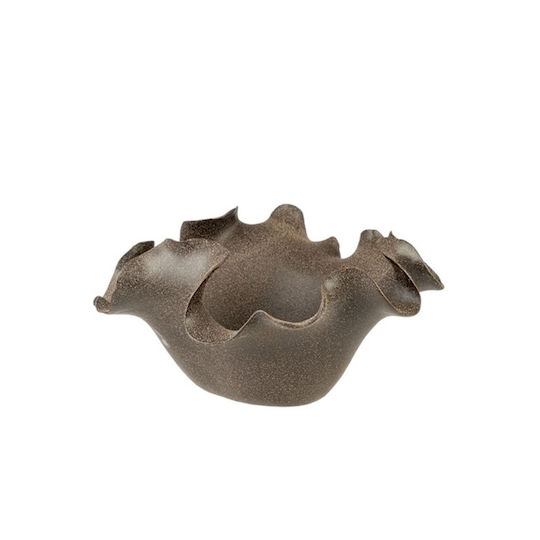 Dekorative Schale Keramik Braune 31x31x17cm