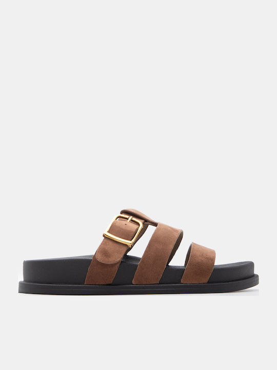 Luigi Flache Sandalen Für Damen Flatforms Beigen