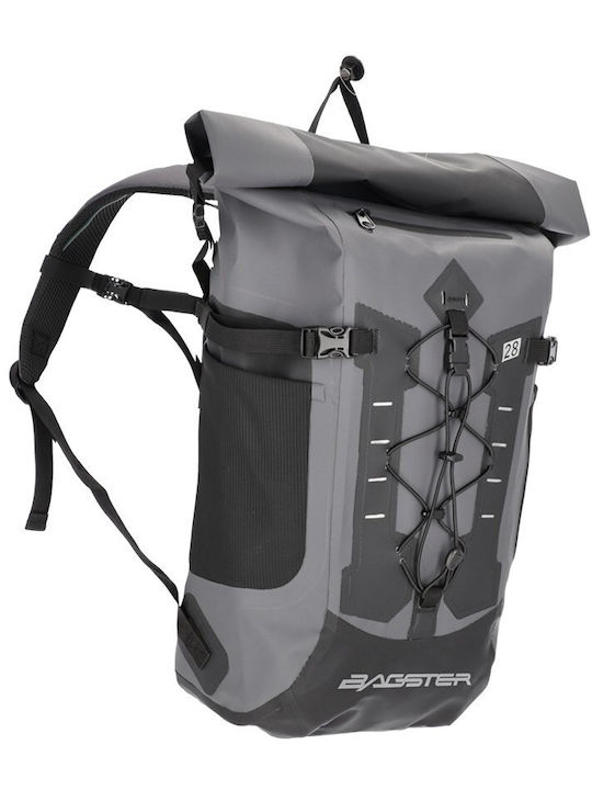 Bagster Σακίδιο Πλάτης Αναβάτη Γκρι 28lt