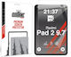 Grizzglass Ceramicfilm Screen Protector Compatible Xiaomi Redmi Pad 2 9.7 Inch Transparent
