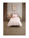 SteweHome Duvet Cover Set 160x220cm Single With Pillowcase Red