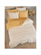 SteweHome Duvet Cover Set 200x220cm Double With 2 Pillowcases Yellow