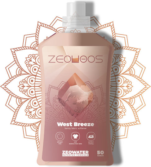 West Breeze Fabric Softener West Scent 50 Washes Vegan Allergen Free 1250 Ml