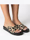 Leder Flache Damen Sandalen