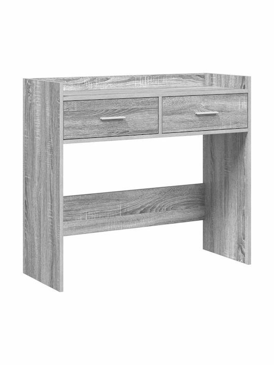 Wooden Console Gray L90xW35xH80cm