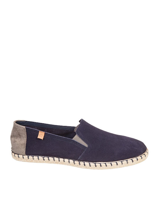 Adam's Shoes Suede Ανδρικές Εσπαντρίγιες σε Μπλ...