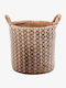 Phos & Gaia Decorative Wicker Basket with Handles