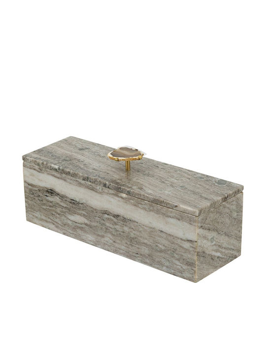 Artekko Κουτί Κοσμημάτων Γκρι 38x12.5x16cm Artekko Κουτί Κοσμημάτων Γκρι 38x12.5x16cm