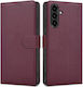 Tech-protect Wallet Case Samsung Galaxy A26 5g A17 4g 5g Burgundy