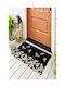 SteweHome Non-Slip White Doormat