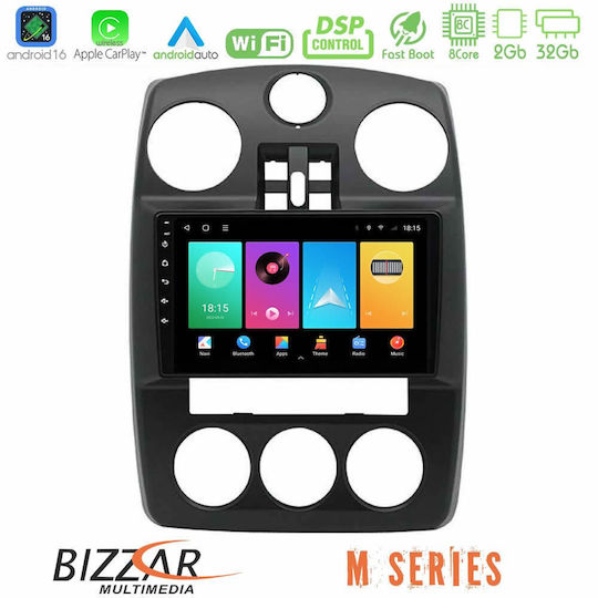 Bizzar Car Audio System Chrysler PT Cruiser 2000-2005 Bluetooth USB WiFi GPS Apple CarPlay Android Auto with 9" Touch Screen