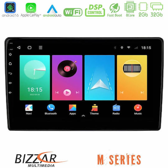 Bizzar Ηχοσύστημα Αυτοκινήτου για Renault Master 2019-2021 (Bluetooth/USB/WiFi/GPS/Apple-Carplay/Android-Auto) με Οθόνη Αφής 10"