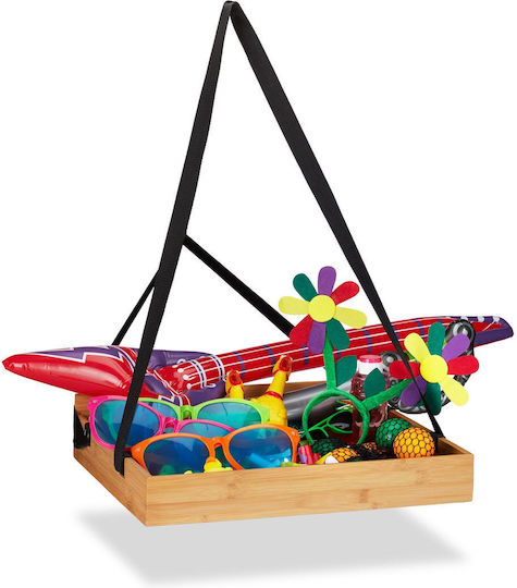Relaxdays Bamboo Serviertablett 50x40cm
