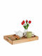 Relaxdays Wooden Serving Tray 35cm