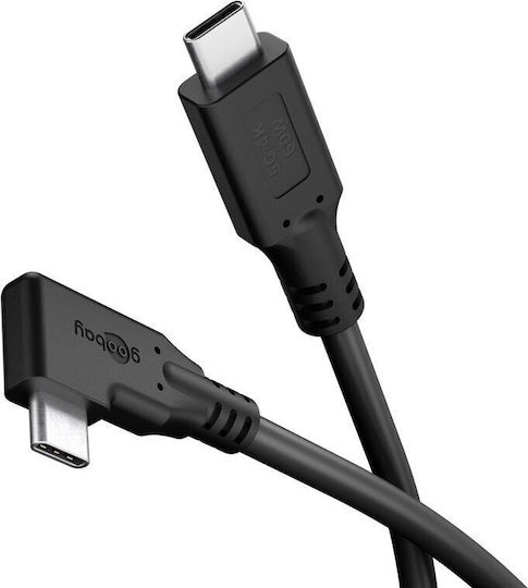 Goobay USB 3.2 Кабел USB-C Мъжки - USB-C 60W PD Черен 3m 79423 Bulk