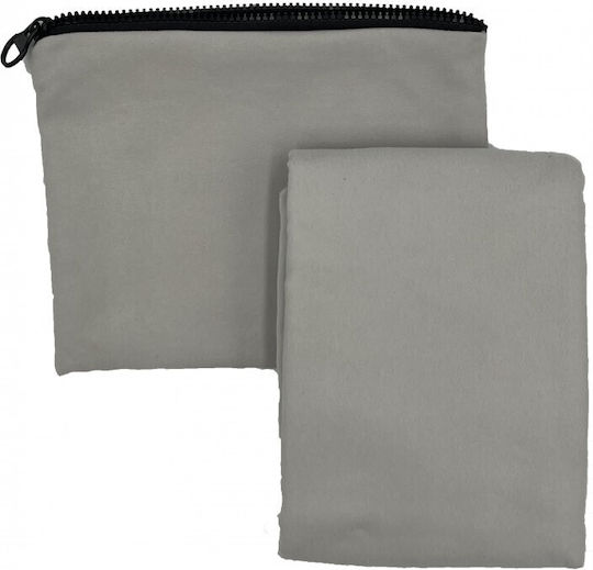 Xionoula Home Microfiber Body Towel Gray 180x80cm