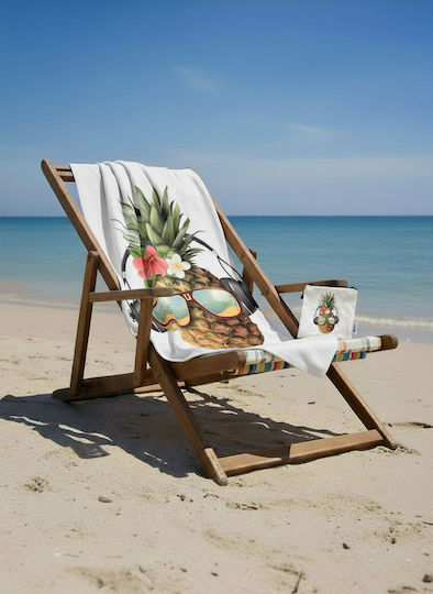 Xionoula Home Microfiber Body Towel Pineapple 180x80cm
