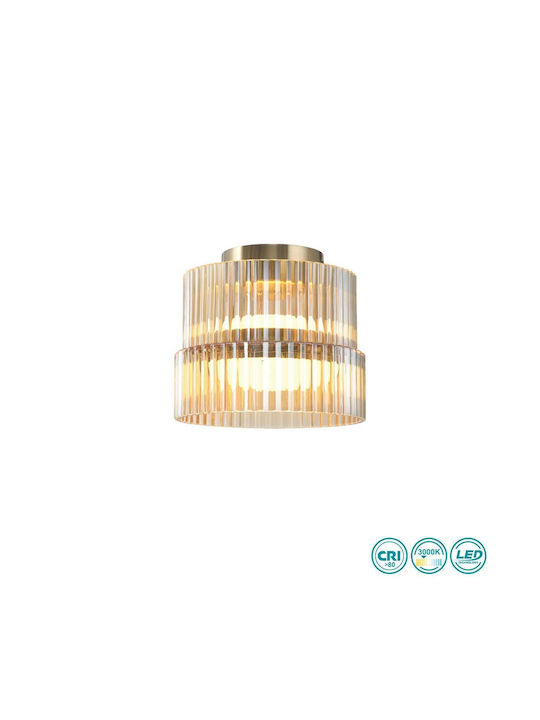 Viokef Luxe Таванно Осветително Тяло 148 См Кехлибарено Viokef Luxe Таванно Осветително Тяло 148 См Кехлибарено
