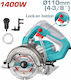 Total Electric Wet Cutting Tile Cutter 1.4kw