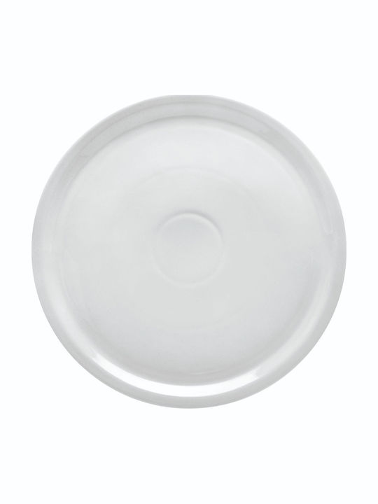 GTSA Shallow Porcelain White Plate Diameter 36cm