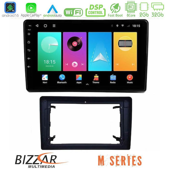 Bizzar Автомобилна Аудио Система За Jeep Commander / Grand Cherokee / Patriot Dodge Nitro 2007 – 2011 (Bluetooth/USB/Wi-Fi/GPS/Apple CarPlay/Android Auto) С Touch Screen 10"