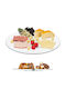 Relaxdays Relaxdays Drehbares Servierplatten mit Griff 45cm