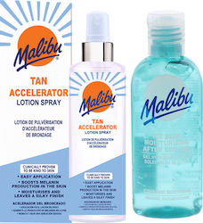 Malibu Tan Accelerator Spray 250ml + After Sun Gel 100ml