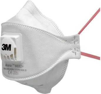 3M Aura 9332+ Μάσκα Προστασίας FFP3 Λευκή 1τμχ