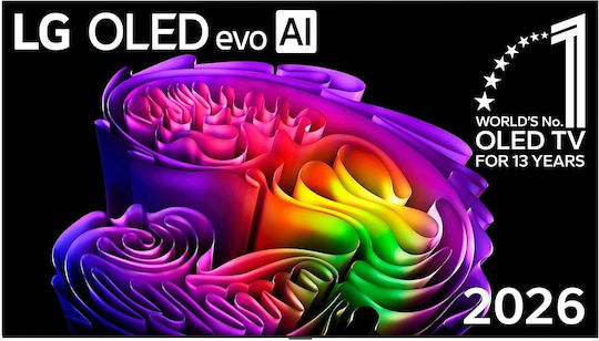 LG Smart Τηλεόραση 83" 4K UHD OLED Evo AI G6 HDR (2026) OLED83G64LW